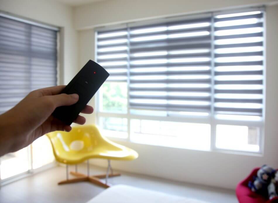 Motorized blinds installation