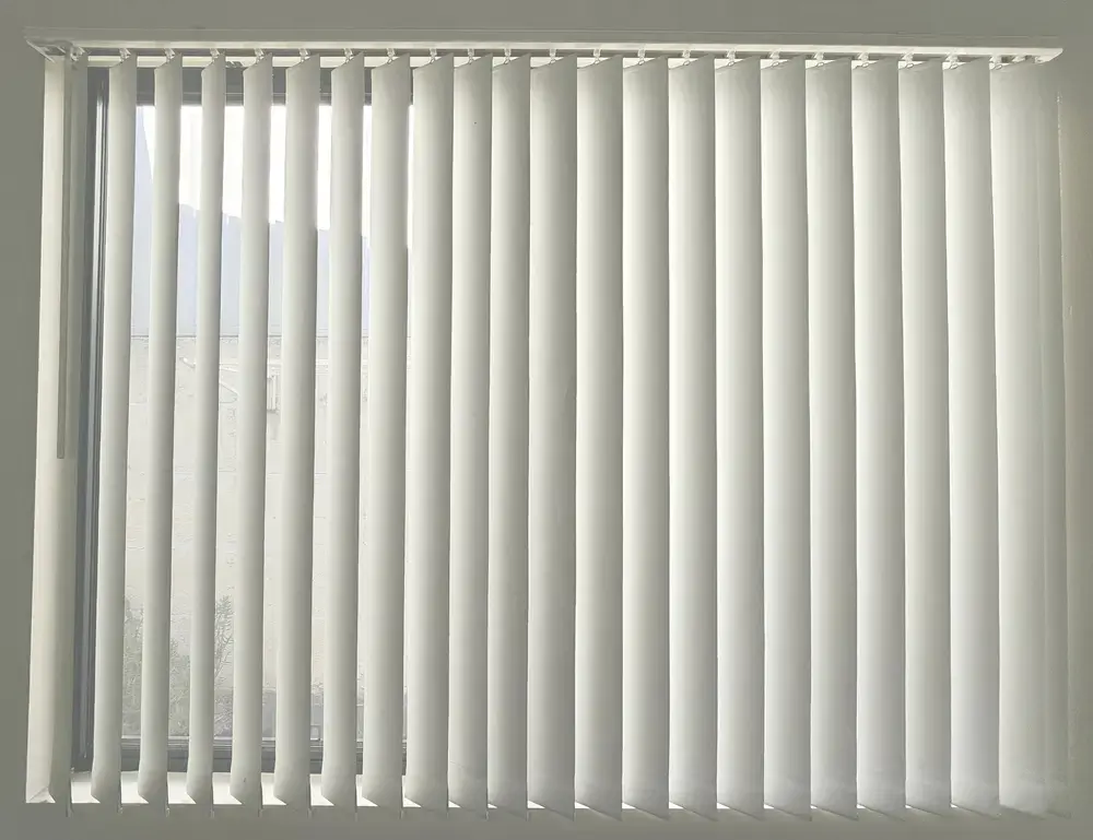 Vertical blinds installation showcase